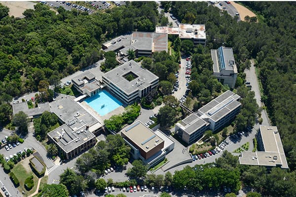 INRIA campus seen from the sky