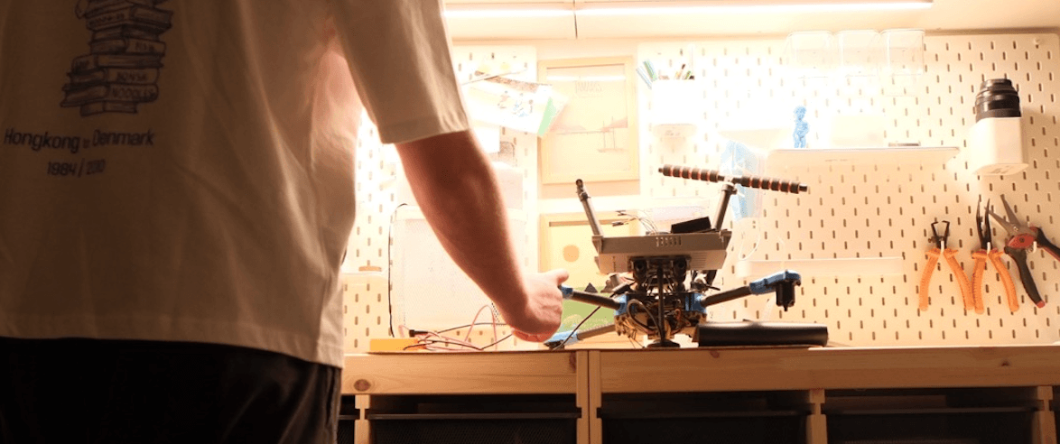 Prototype and UAV integration work in the KALGARD workshop